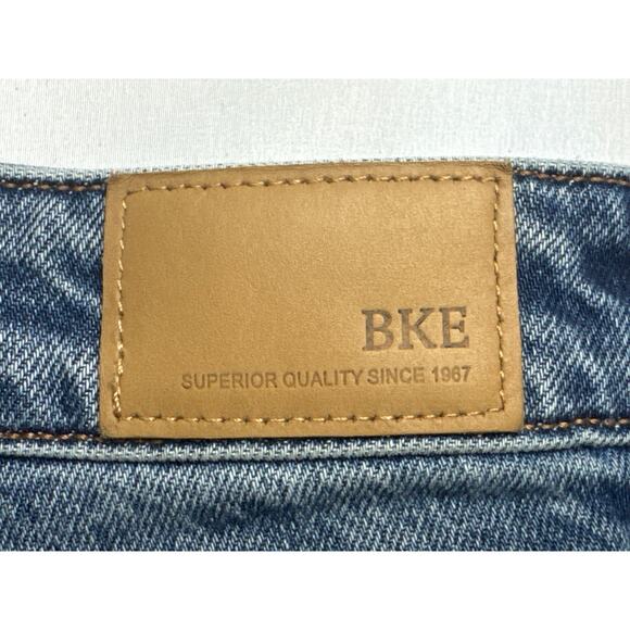 BKE Buckle Women's Taylor Low Slung Horseshoe Blue Denim Jeans - 23x28 (27x27) - Picture 3 of 6